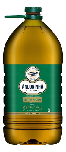 Azeite de Oliva Extra Virgem Português Andorinha Clássicos Galão 3l