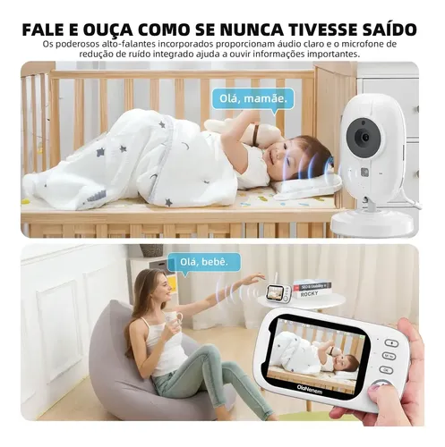 Baba Eletronica Sem Internet 3.5 Monitor Transmissão 300m
