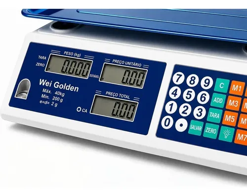 Balança Comercial Digital 40kg Bivolt Profissional