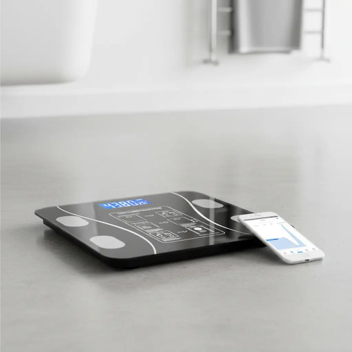 Balanca Digital Biopedância Bluetooth Aparelho Capacidade Máxima De 180kg App Gratuito Para Android E Para Ios