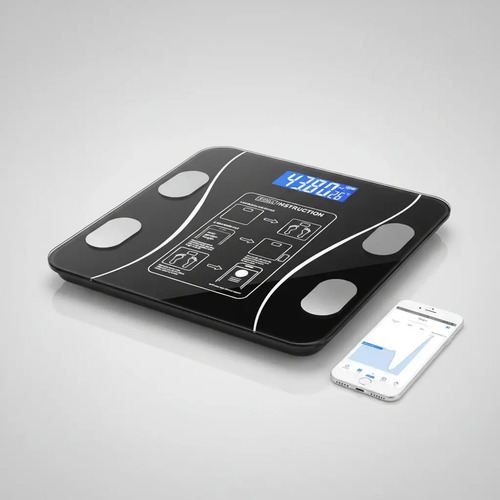 Balanca Digital Biopedância Bluetooth Aparelho Capacidade Máxima De 180kg App Gratuito Para Android E Para Ios