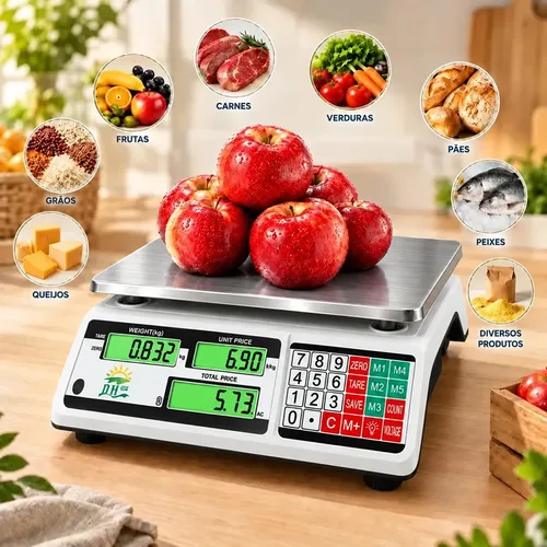 Balança Digital Eletrônica Comercial 40kg Precisão Comercio