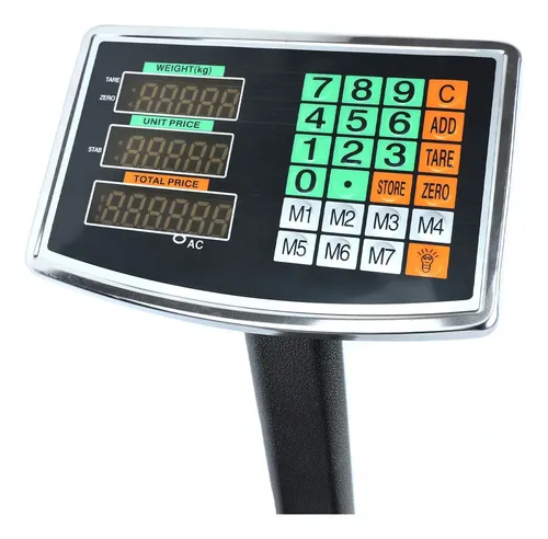 Balança Digital Plataforma 200kg Com Tecla Tara E Zero Led
