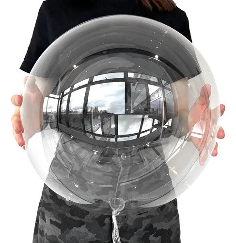 Balão Bubble Bolha 24 Polegadas Transparente Kit Com 50 Unid