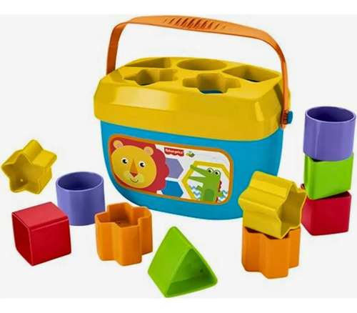 Balde Primeiros Blocos Fisher-price - Mattel Ffc84 Multicolor