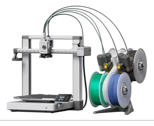Bambu lab impressora 3d a1 combo com ams cor branco