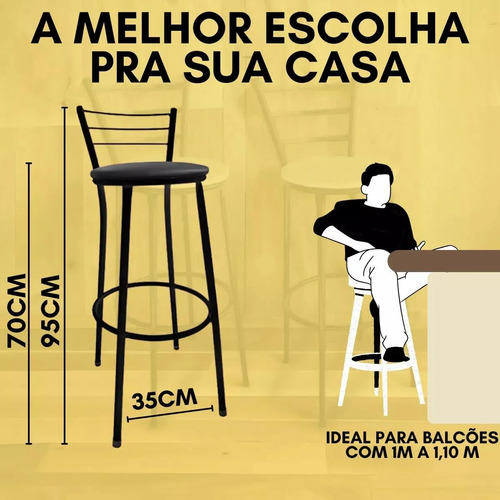 Banqueta Bistro Alta Cozinha, Balcão, Lanchonete