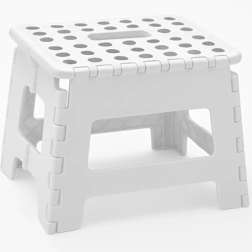 Banqueta dobravel multi portatil resistente 150kg powermaid