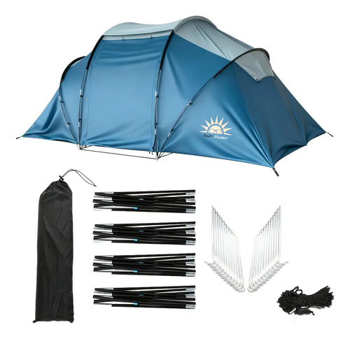 Barraca Camping 10 Pessoas Grande Família Impermeável PU3500MM
