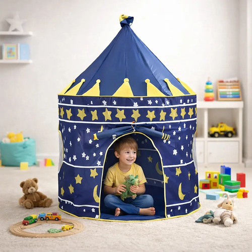 Barraca infantil crianca dobravel castelo cabana tenda 135m