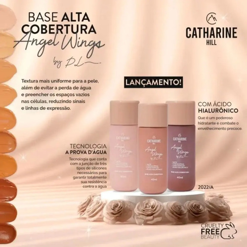 Base Alta Cobertura - Catharine Hill - Angel Wings Pri Lessa