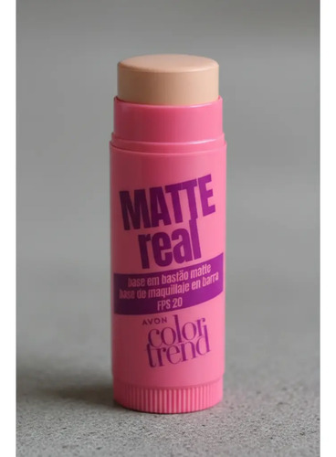 Base Bastão Matte Fps 20 Avon Color Trend 6,5g