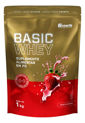 Basic whey 1kg growth supplements