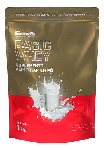 Basic whey 1kg growth supplements natural