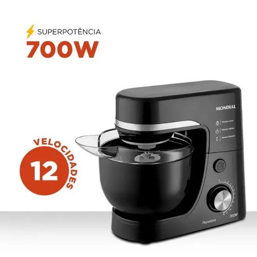 Batedeira Planetária, Mondial, 700W - BP-03-B