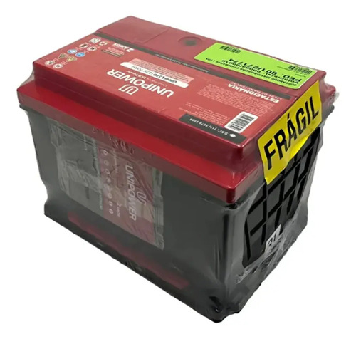 Bateria Estacionária 12V 70Ah Unipower UPMF1270 Servidores Data Center UPS Nobreak Telecomunicações Sistema Solar DF1000