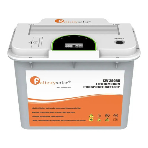 Bateria Felicity Solar 12v 280ah Lifepo4 Bms 6000 Ciclos FLA12280-EU