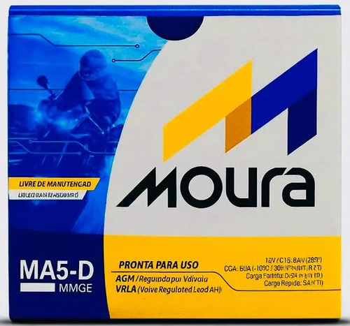 Bateria moto titan fan biz bros fazer 125 150 160 mix flex 1