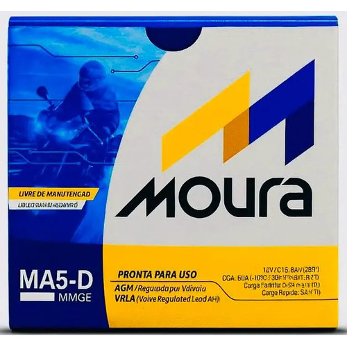 Bateria moto titan fan biz bros fazer 125 150 160 mix flex 1