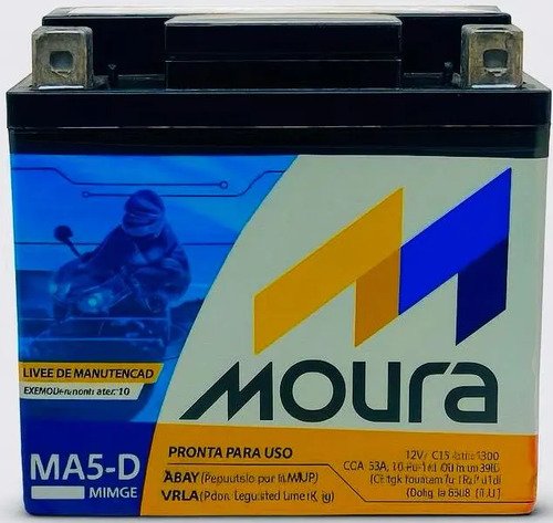 Bateria Moto Titan Fan Biz Bros Fazer 125 150 160 Mix Flex