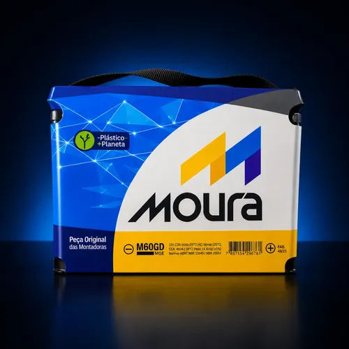 Bateria moura m60gd gol fox onix argo palio ka selada 60ah