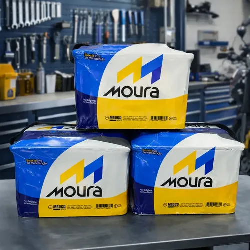 Bateria Moura M60gd Gol Fox Onix Argo Palio Ka Selada 60ah