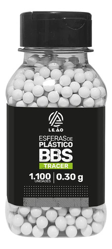 BB's Airsoft Traçante 0,3g 1100 Unidades 6mm Calibre Polímero