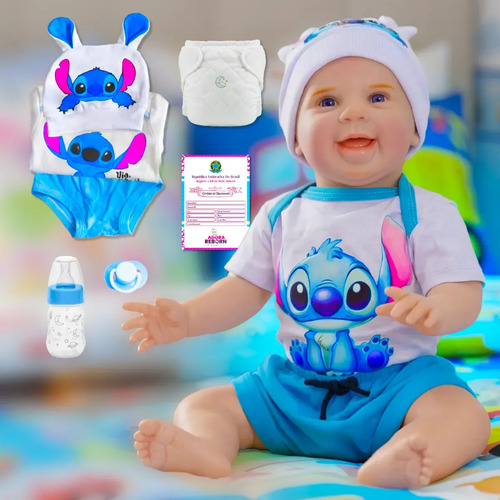 Bebe reborn menino boneco realista de silicone