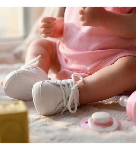 Bebê Reborn Realista Antonella Menina + Ursinho