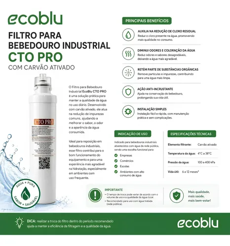 Bebedouro De Coluna Inox 25l 220v 2 Torneiras Geladas Ecoblu