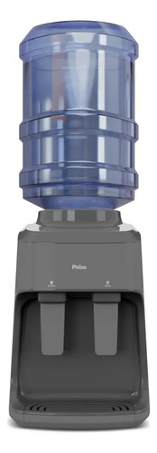 Bebedouro De Mesa Água Natural E Gelada Bivolt Philco Pbe15c Cinza-escuro