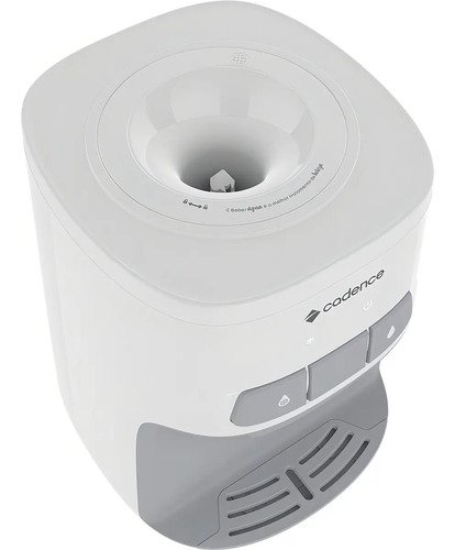 Bebedouro de mesa Cadence gela água refrigerado elétrico galão aguô BEB110 branco