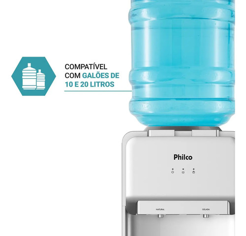 Bebedouro Philco 20 Litros Pbe18 Água Natural E Gelada