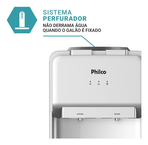 Bebedouro Philco 20 Litros Pbe18 Água Natural E Gelada