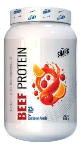 Beef Protein Zero Lactose da Shark Pro Sabor Laranja com Acerola 900g