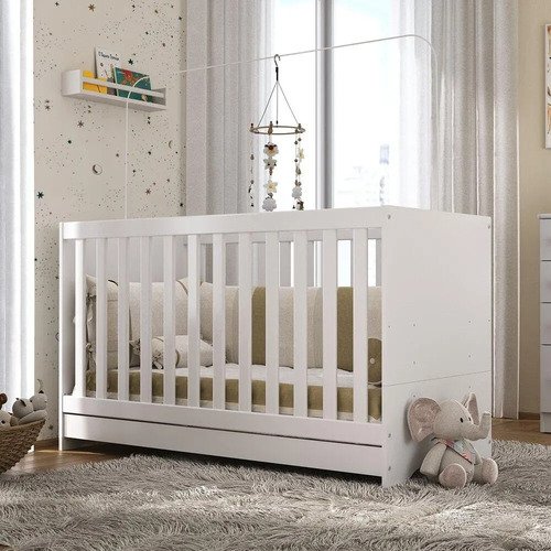 Berco 3 em 1 para colchao 60 x 130cm vira sofa e minicama 3