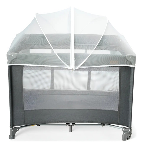 Berco portatil infantil cercado 0 15kg grafite lazy maxi bab