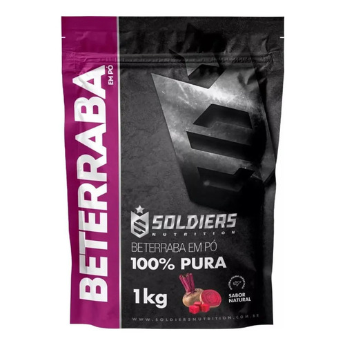 Beterraba em po desidratada 1kg 100 pura soldiers nutrition 1