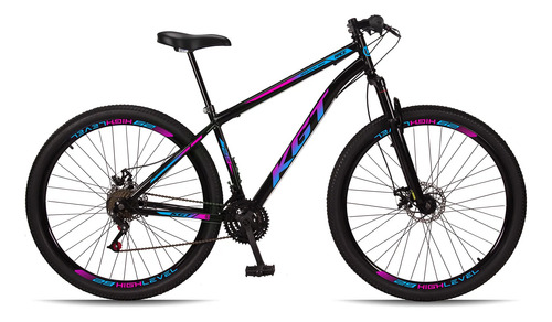 Bicicleta Aro 29 Aço Carbono Freios A Disco Suspensão 21 Vel