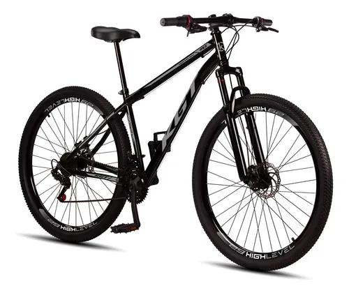 Bicicleta Aro 29 Aço Carbono Freios A Disco Suspensão 21 Vel