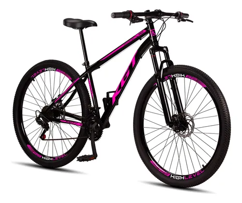 Bicicleta Aro 29 Aço Carbono Freios A Disco Suspensão 21 Vel