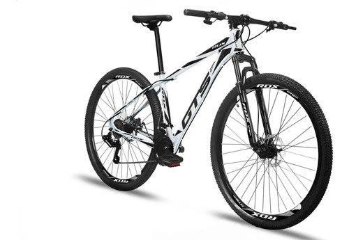 Bicicleta aro 29 gts aluminio rdx 24v freio a disco cor bran