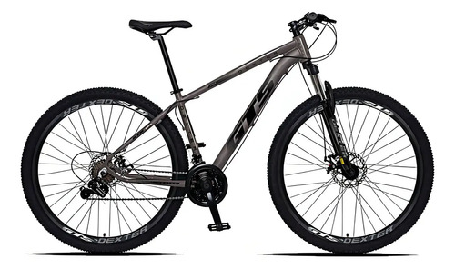 Bicicleta aro 29 gts dexter 24 marchas freio a disco cor gra