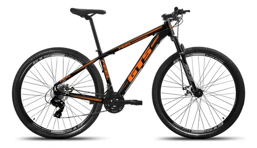 Bicicleta aro 29 gts feel new aluminio 24v freio a disco 1