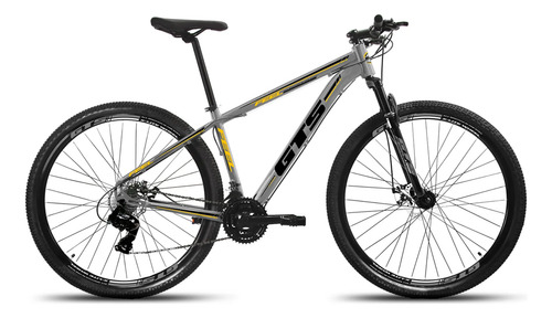 Bicicleta aro 29 gts feel new aluminio 24v freio a disco