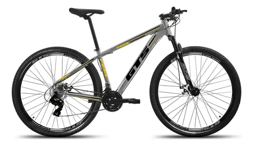 Bicicleta aro 29 gts feel new aluminio 24v freio a disco