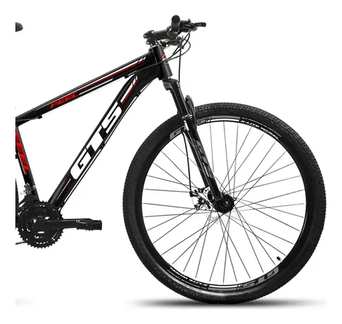 Bicicleta Aro 29 Gts Feel New Alumínio 24v Freio A Disco