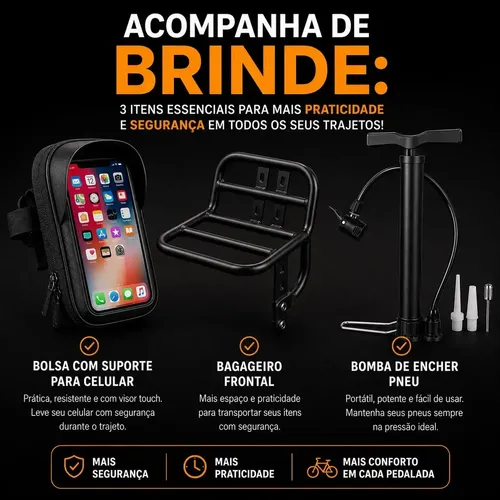 Bicicleta Bike Elétrica V9 Max 1000w Lançamento Ufofast Nfc