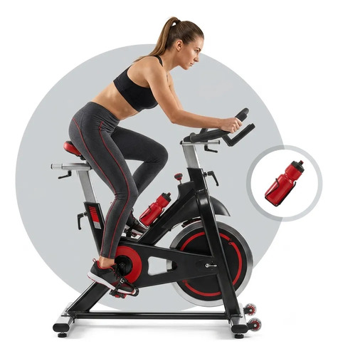 Bicicleta bike ergometrica 6kg ajustavel resistente academia