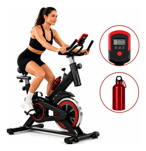 Bicicleta bike ergometrica 6kg ajustavel resistente academia